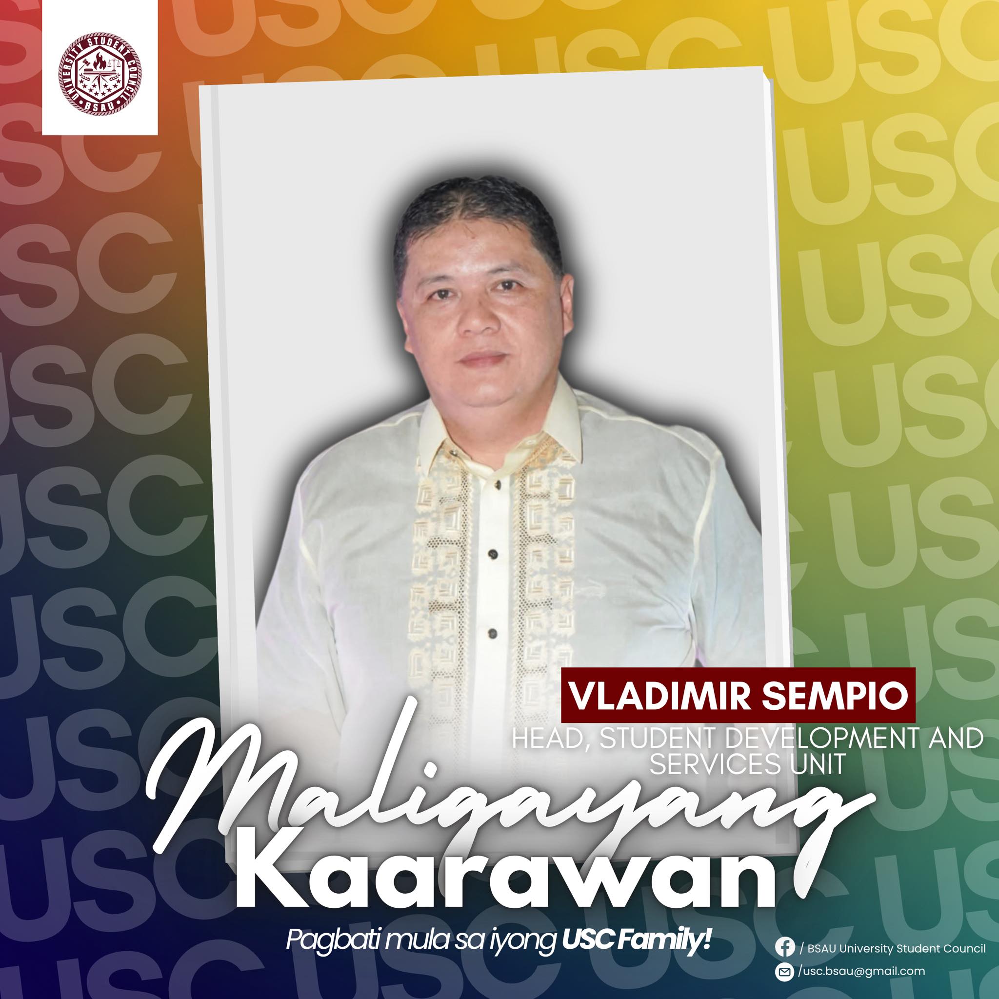 𝐇𝐚𝐩𝐩𝐲 𝐁𝐢𝐫𝐭𝐡𝐝𝐚𝐲, 𝐒𝐢𝐫 𝐕𝐥𝐚𝐝𝐢𝐦𝐢𝐫 𝐂. 𝐒𝐞𝐦𝐩𝐢𝐨! 🥳🎂